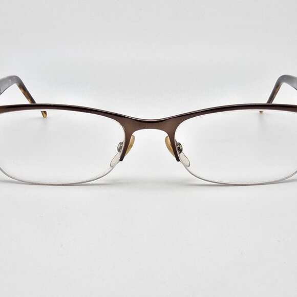 Gucci GG4237 CBX Chocolate Tortoise Semi Rimless Eyeglasses Frame Italy 52mm - Picture 2 of 13